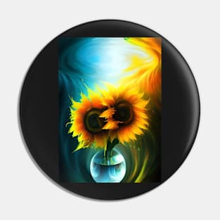 EYECATCHING SUNFLOWERS IN A VASE Pin