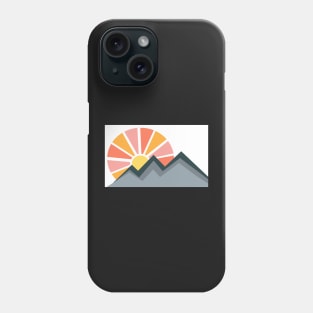 Retro Mountain Sunrise Phone Case