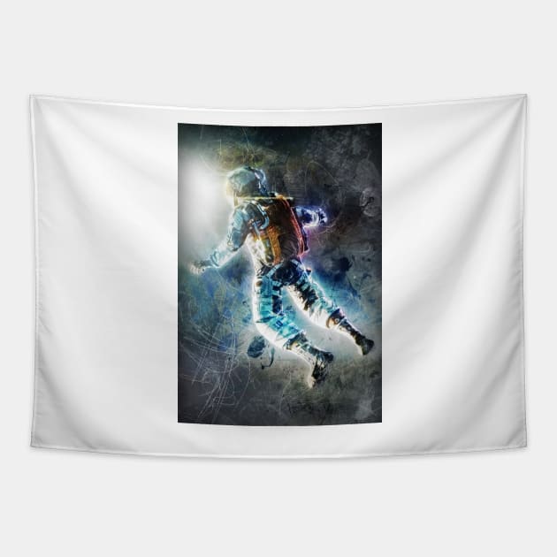 Astronaut Tapestry by TortillaChief