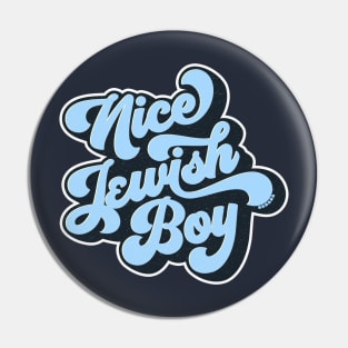 Nice Jewish Boy Retro Pin