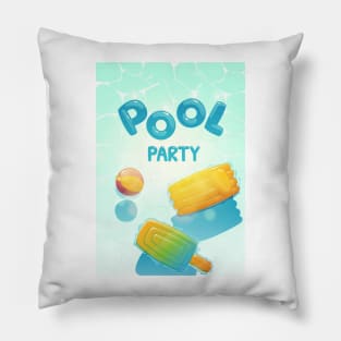 summer collection pool party Pillow