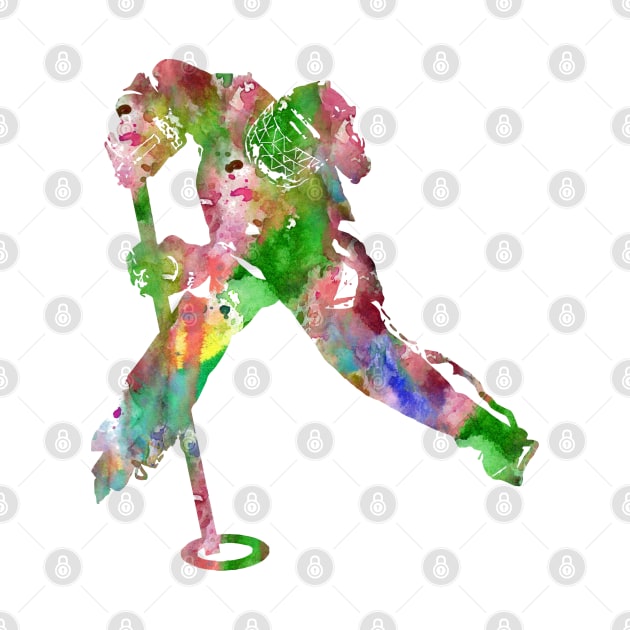 Ringette player by RosaliArt