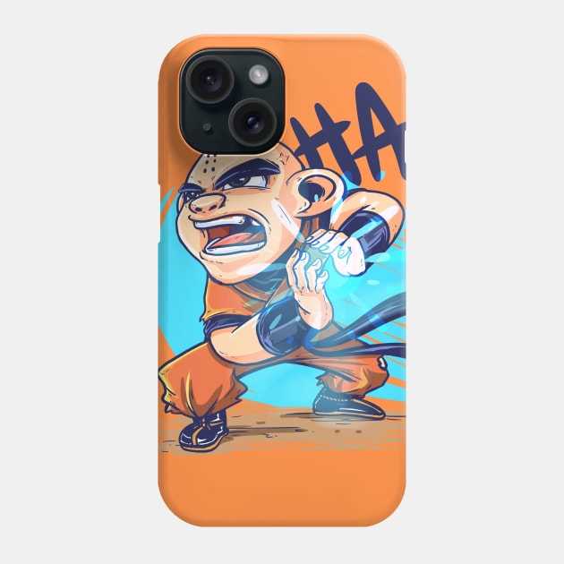 Krillin Kamehameha Phone Case by diditpranata