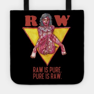 raw girl Tote