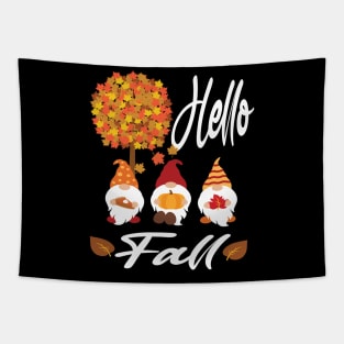 Hello fall 2020 gnomes lovers gift Tapestry