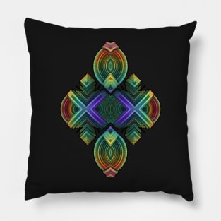 Medallion in 3-D Pillow