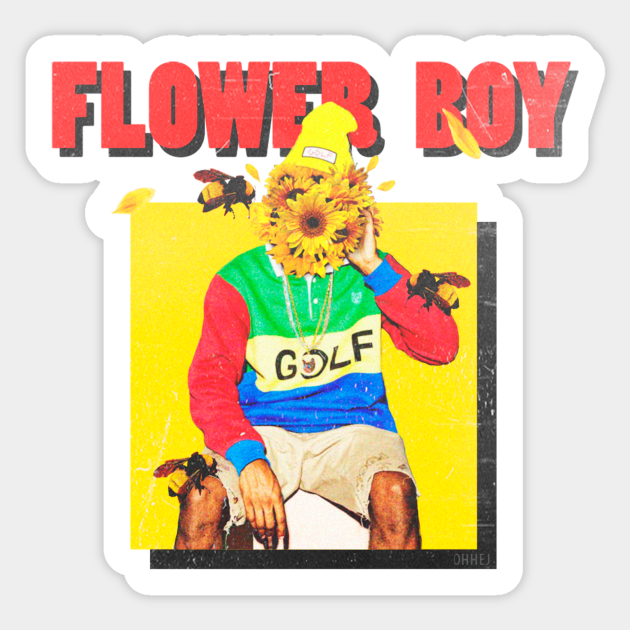 Flower Boy - with title - Tyler The Creator - Sticker