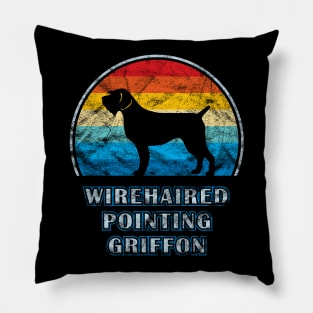 Wirehaired Pointing Griffon Vintage Design Dog Pillow