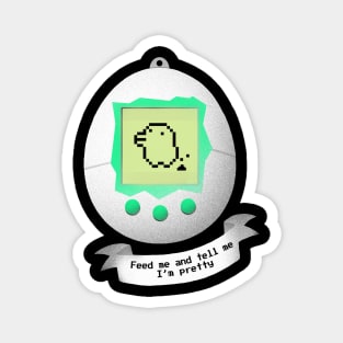 Feed me Tamagotchi - Virtual Pet - Cute Creature Magnet