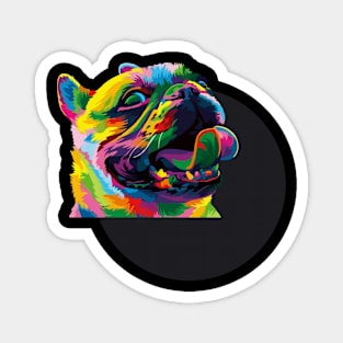 artisticcolorfuldog 2 Magnet