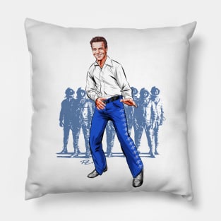 Dennis Quaid - An illustration by Paul Cemmick Pillow