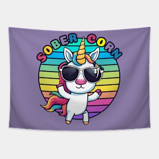 Sober Unicorn: The Sobercorn! Tapestry