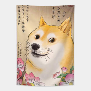 Ukiyo-e meme: Doge Tapestry