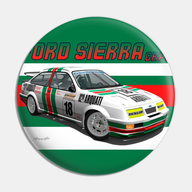 GrA Ford Sierra RS Cosworth Pin by PjesusArt