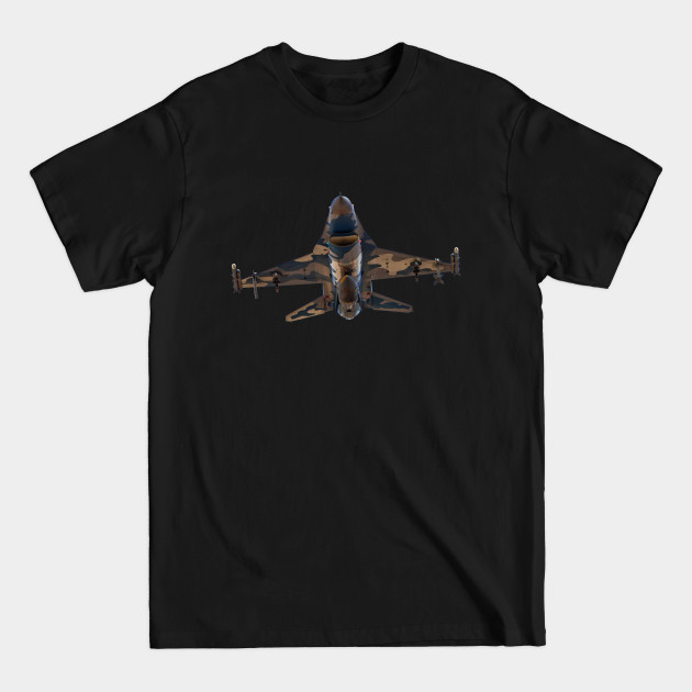 Discover F-16 Blizzard Aggressor Head-On No Background - F 16 Fighting Falcon - T-Shirt