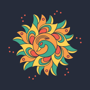 Colorful Peacock T-Shirt