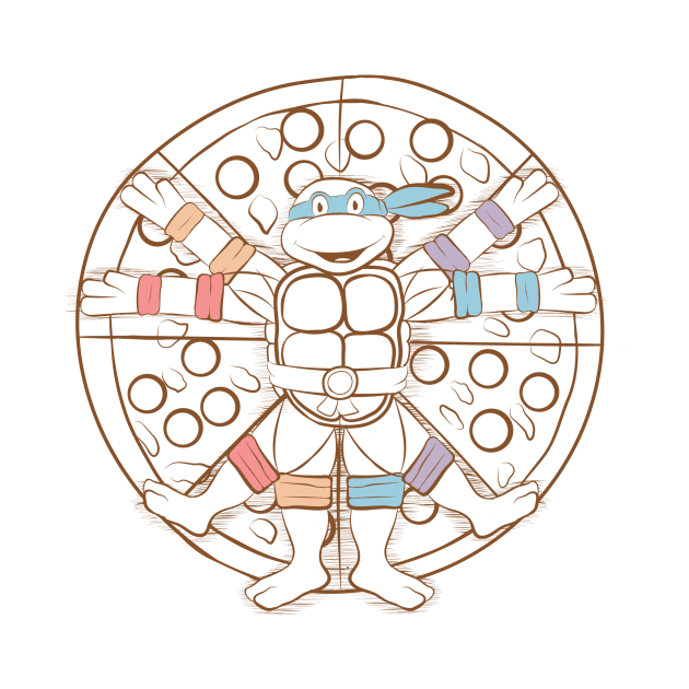 Vitruvian Turtle by cintascotch