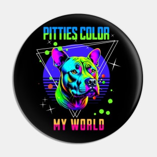 Pitties Color My World Pin