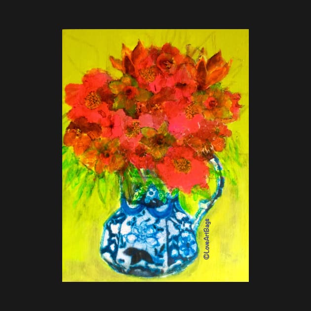 Incendiary flowers by AmandaSlaterArt