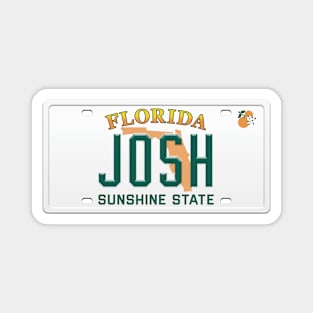 Josh License Plate - FL Magnet