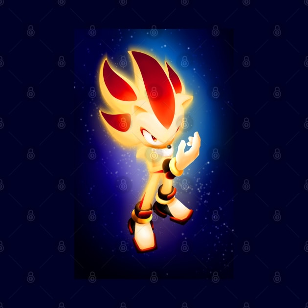 Super Shadow - Galaxy BG by TheSonicProf