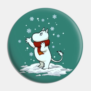 Winter Moomin Pin