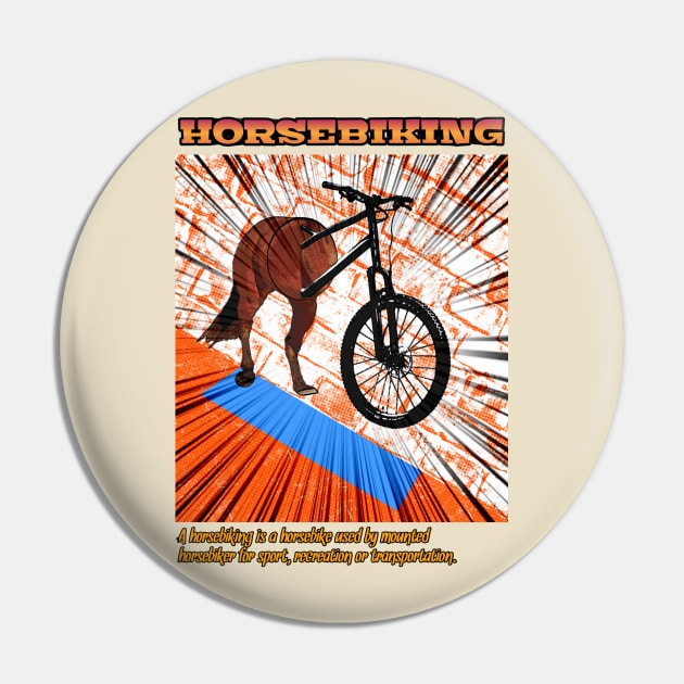 Horsebiking Pin by Cybertrunk