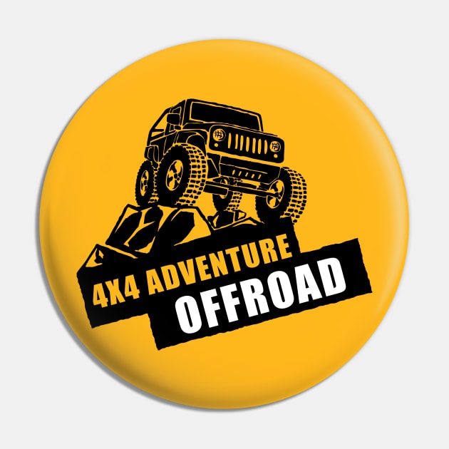 Offroad Adventure Pin by RadCoolguy