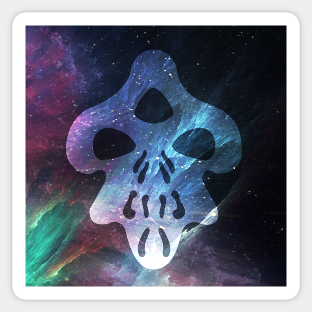 Atsab Skull Among The Stars And Bones Pegatina Teepublic Mx اصم كل واتساب و فيس بوك و استقرام مشكله اظن حرام اعوذبالله شيطان الرحيم.