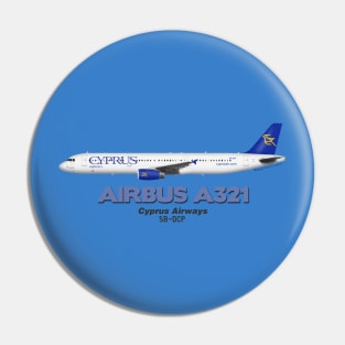 Airbus A321 - Cyprus Airways Pin