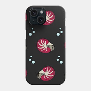 Nautiloid Bubble Pattern Phone Case