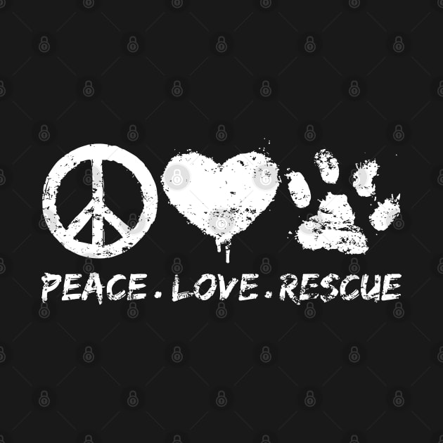 Retro Adopt Dog Cat Animals Peace Love Rescue by LEGO