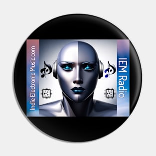 IEM Radio 2.0 Design Indie Electronic Music Pin