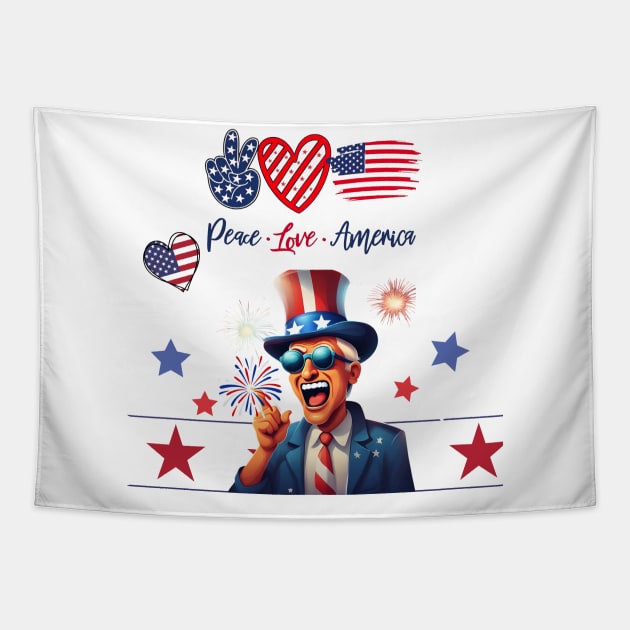 independence day Tapestry by Awgacia