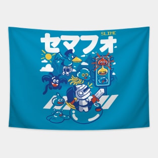 Traffic Slimes Tapestry