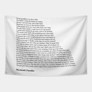 Raymond Chandler Quotes Tapestry