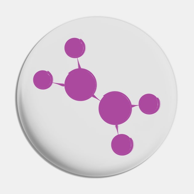 Molecule Pin by DiegoCarvalho