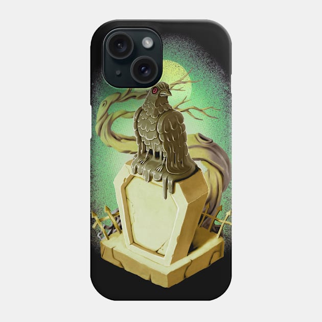 Night Crow Phone Case by Villainmazk