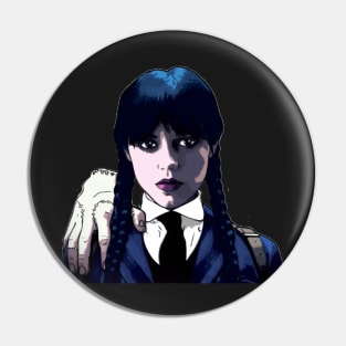 Wednesday Addams Pin