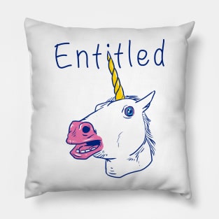 Entitled Unicorn Pillow