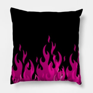 Pink Flames Pillow