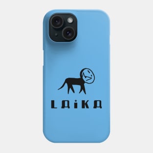 Laika dog (black) Phone Case