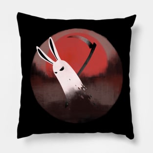 The grim hare Pillow