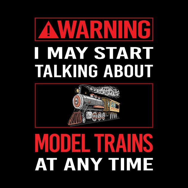 Red Warning Model Train Trains Railroad Railway by relativeshrimp