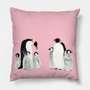 Emperor penguins Pillow