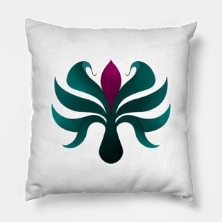 symertric organic pattern Pillow