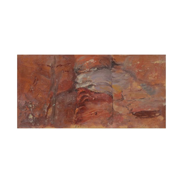 Study of Rocks, Petra by Frederic Edwin Church by Classic Art Stall