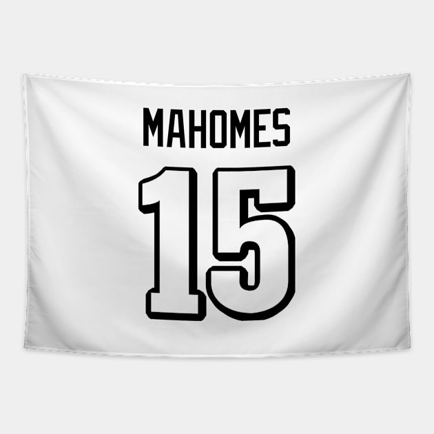 Patrick Mahomes Splatter Tapestry by Cabello's