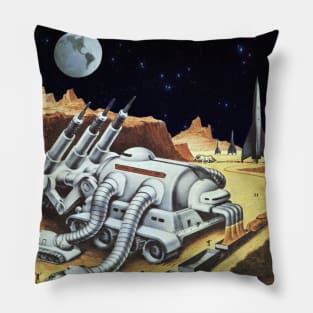 Vintage Science Fiction Pillow