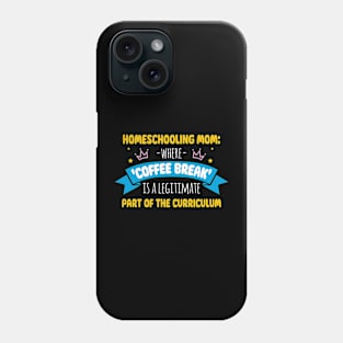 Homeschooling Mom - I homeschool Because Phone Case